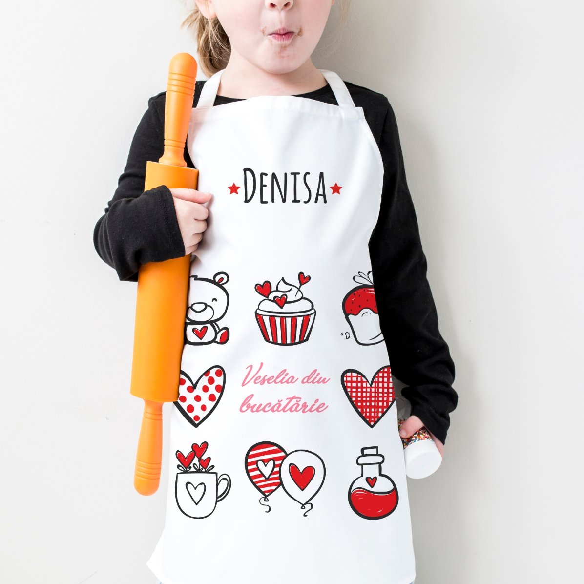 Tasse personnalisée pour enfants avec inscription - De la bonne humeur dans la cuisine