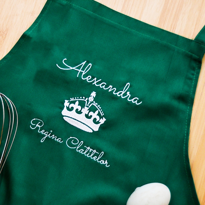 Tablier personnalisé - La reine de la cuisine