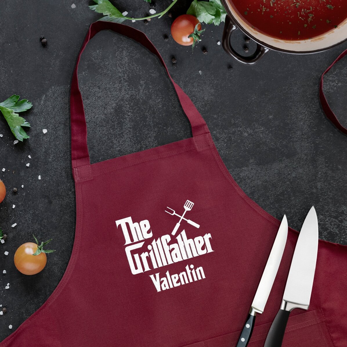 Tablier personnalisé - The Grillfather