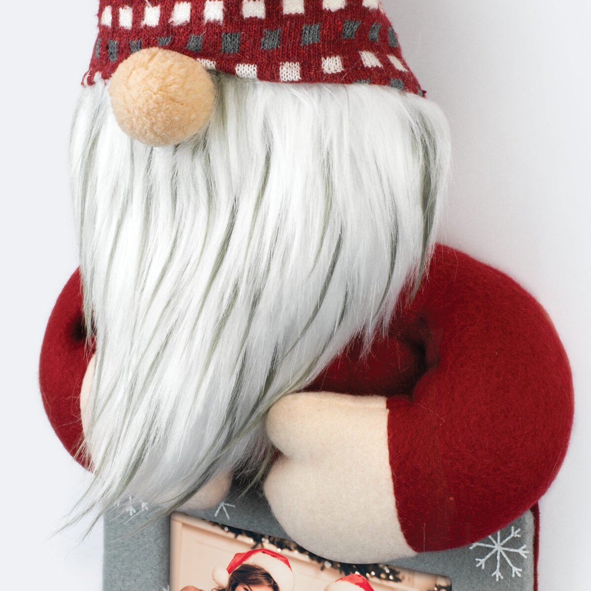 Cadre photo Spiridus de Noël pour 3 photos - modèle Boris