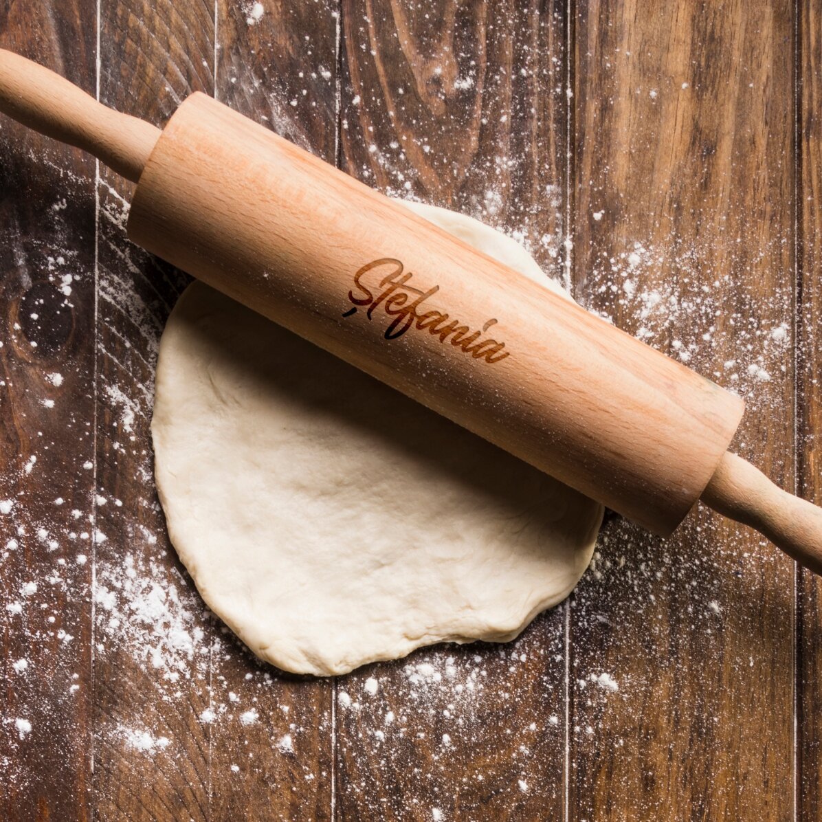 Tire-bouchon en bois personnalisé avec votre nom
