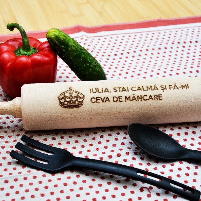 Bâtonnet en bois personnalisé - Keep Calm