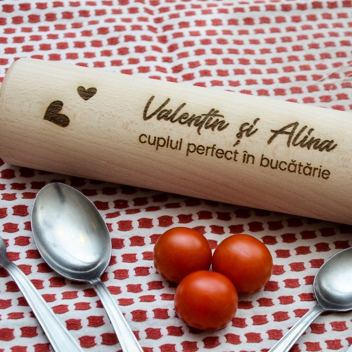 Tire-bouchon en bois personnalisé pour un couple