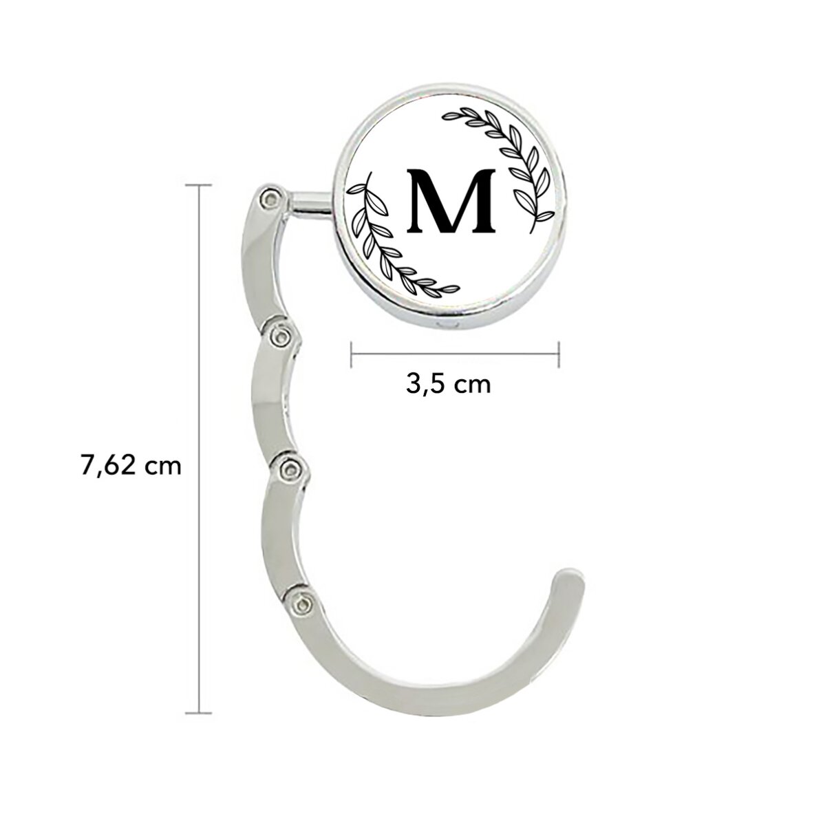 Personalised bag holder for the table with initial