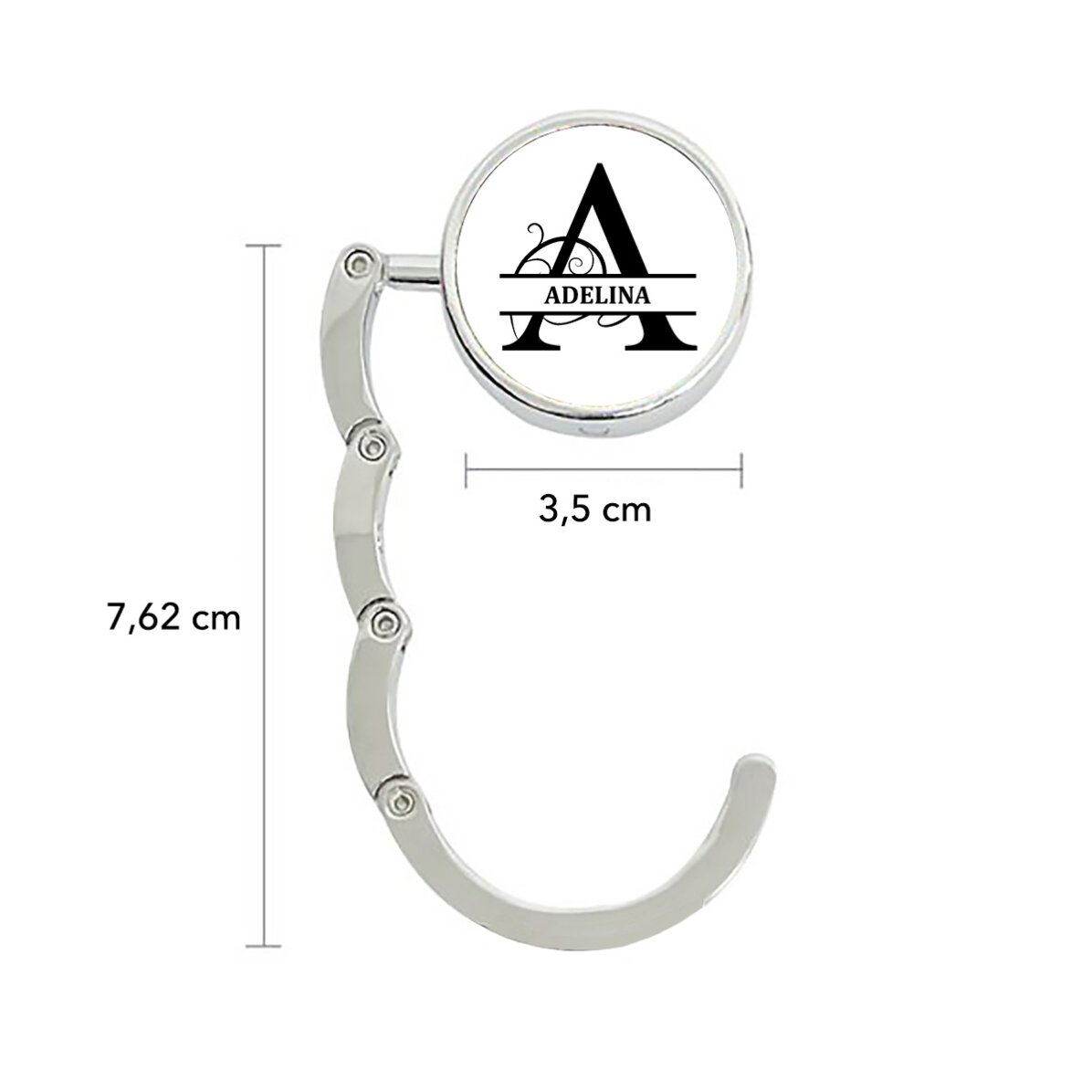 Porte-sac de table personnalisé avec monogramme et prénom