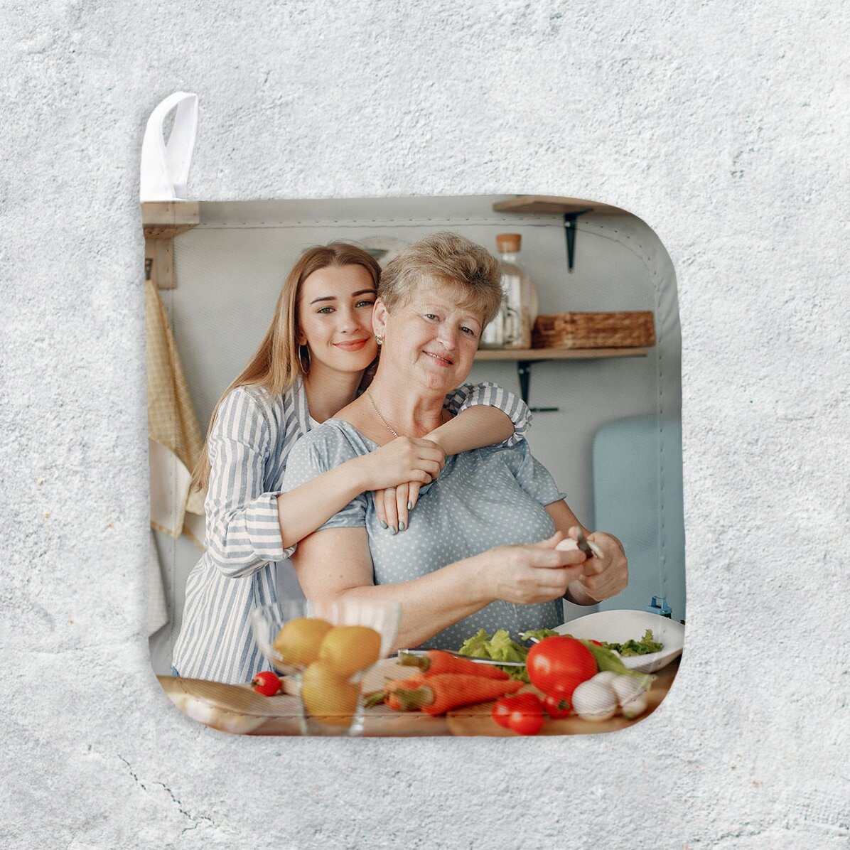 Support pour casserole chaude personnalisé avec une photo