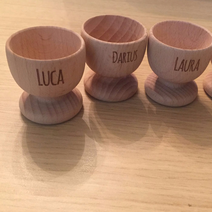 Porte-œufs personnalisé pour les couples