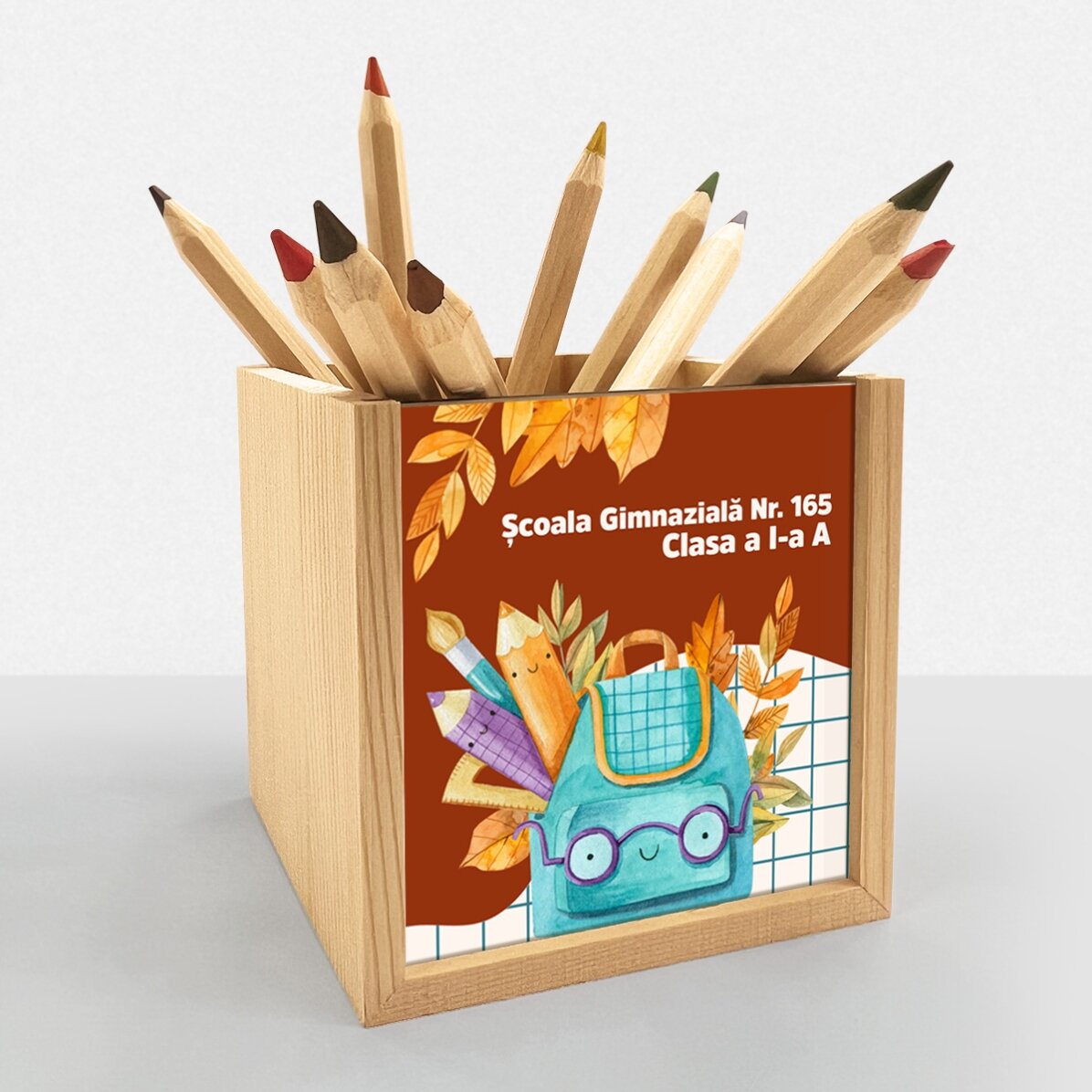 Porte-crayons personnalisé avec inscription