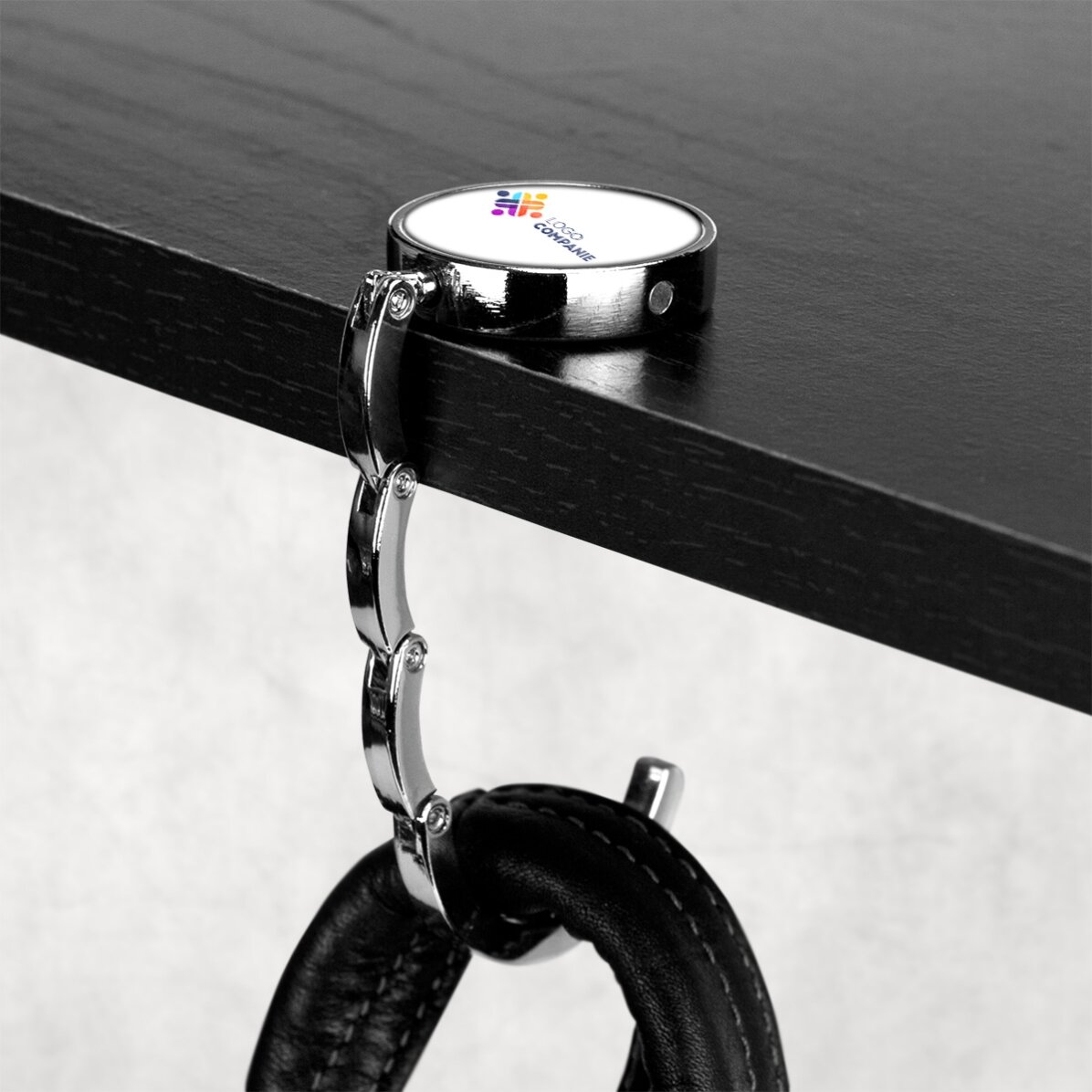 Porte-sac de table personnalisé avec logo