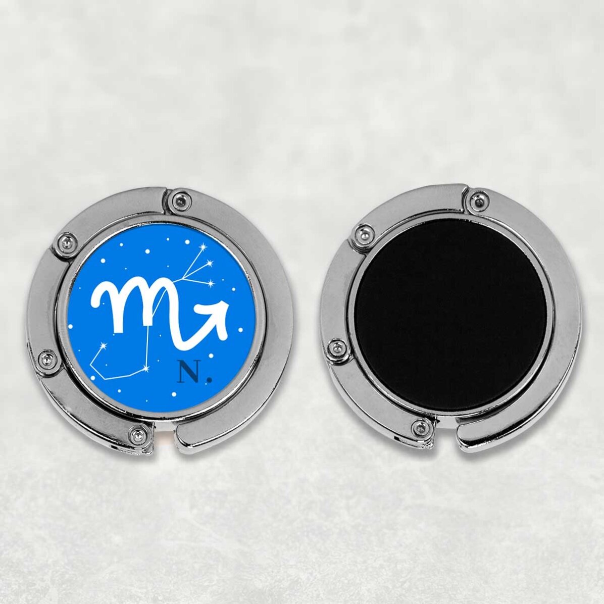 Support pour sac de table personnalisé avec inscription - Signe du Scorpion