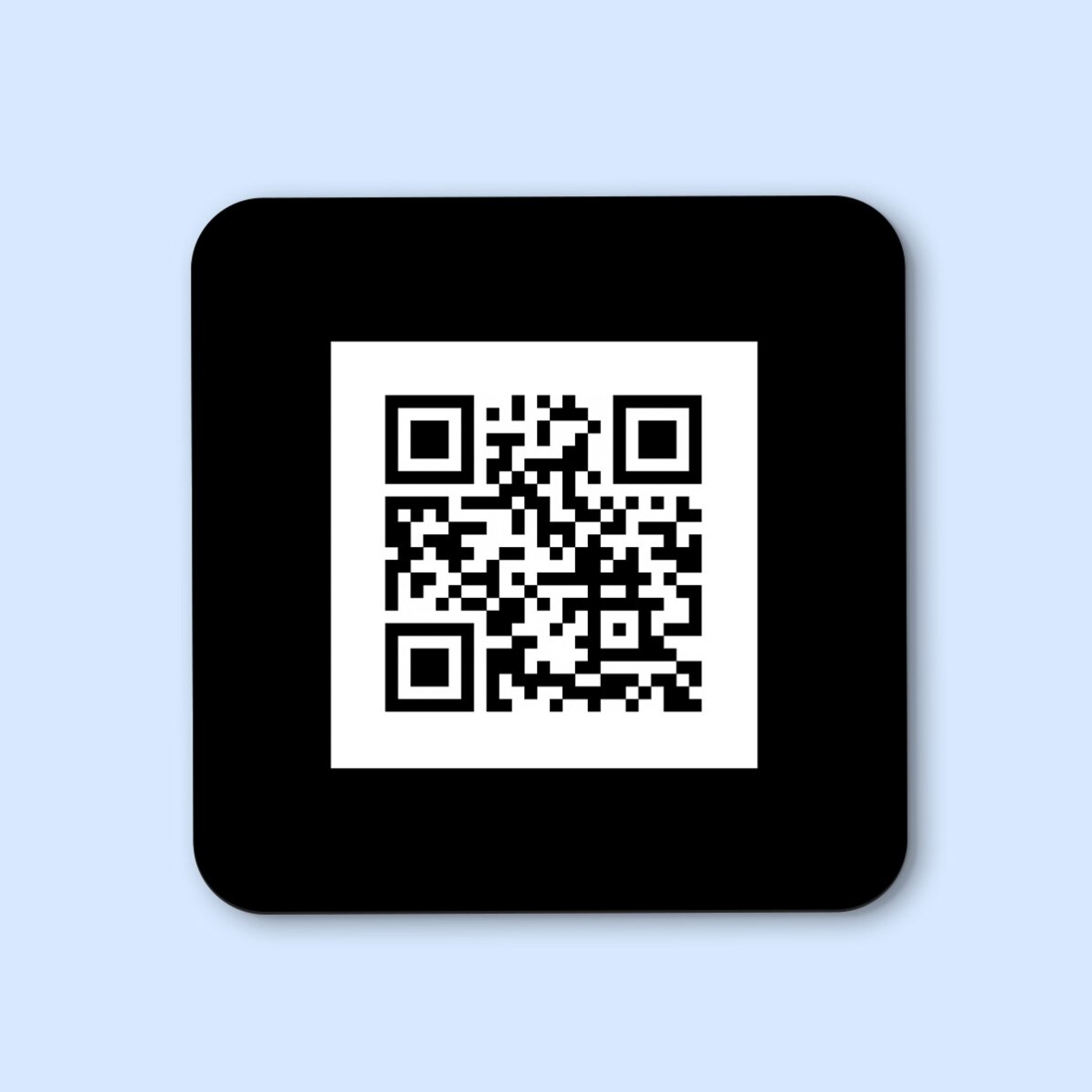 Porte-verre personnalisé avec code QR