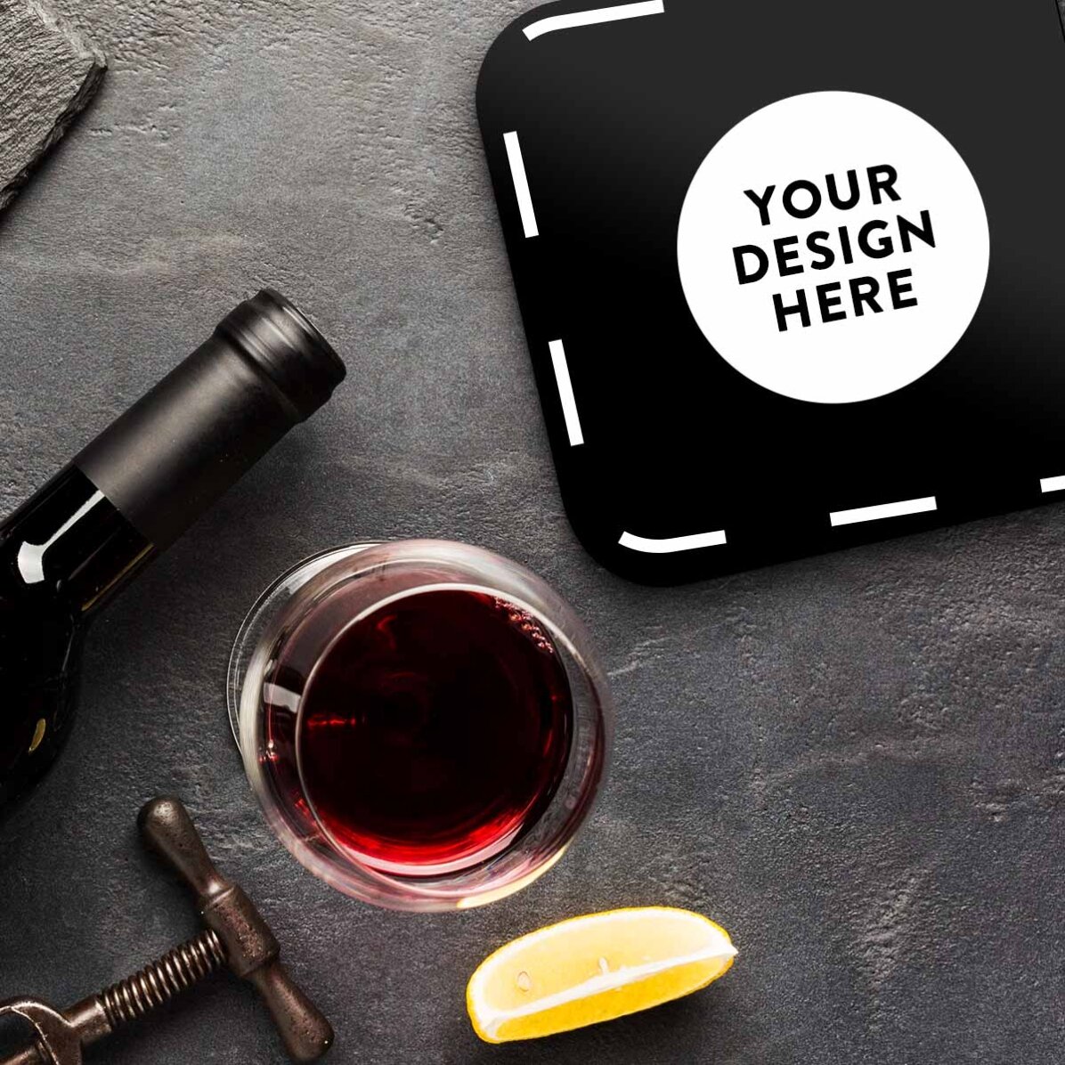 Porte-verre personnalisé avec votre motif