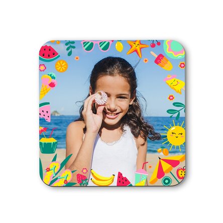 Porte-verre personnalisé avec photo pour enfants - Summer