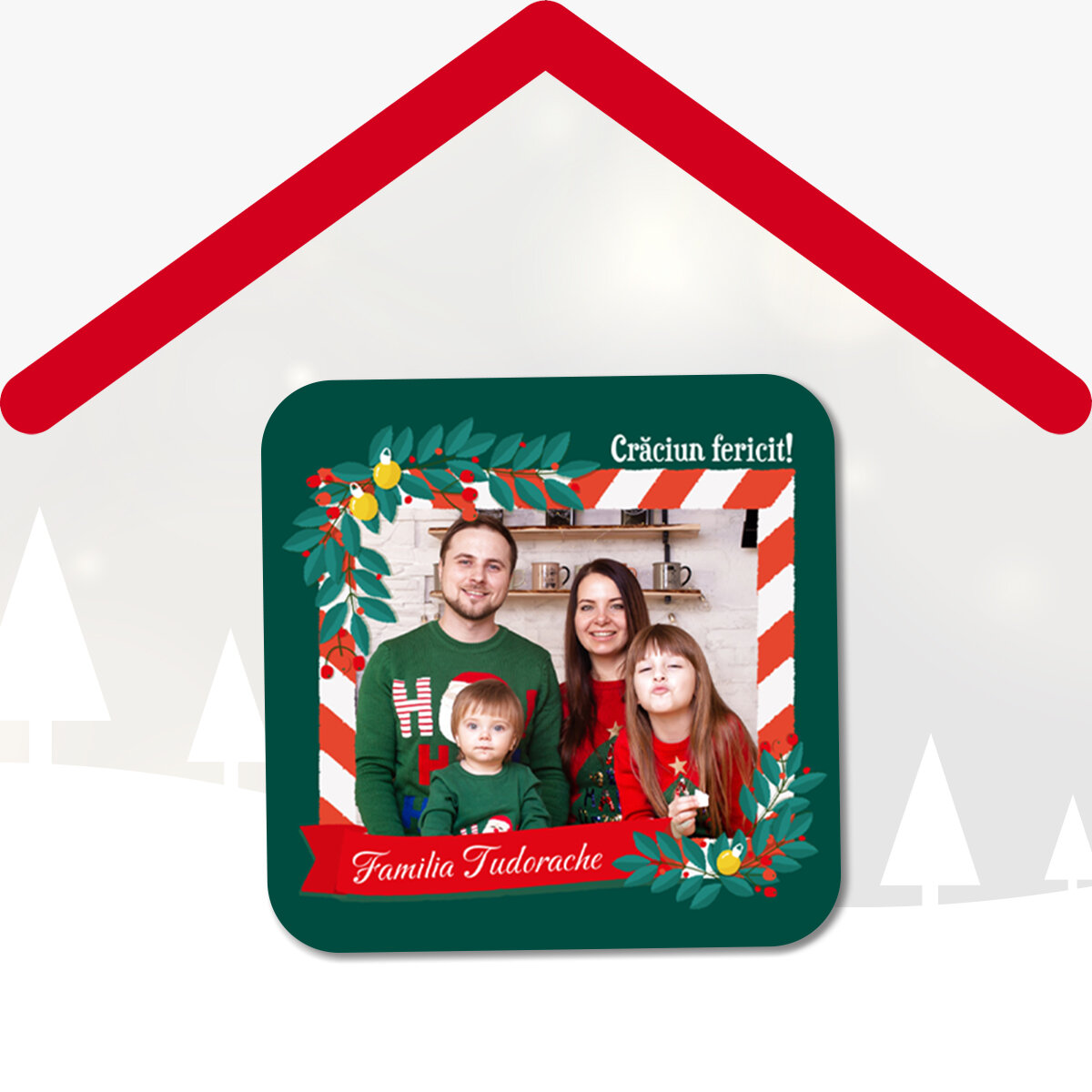 Sous-verres de Noël