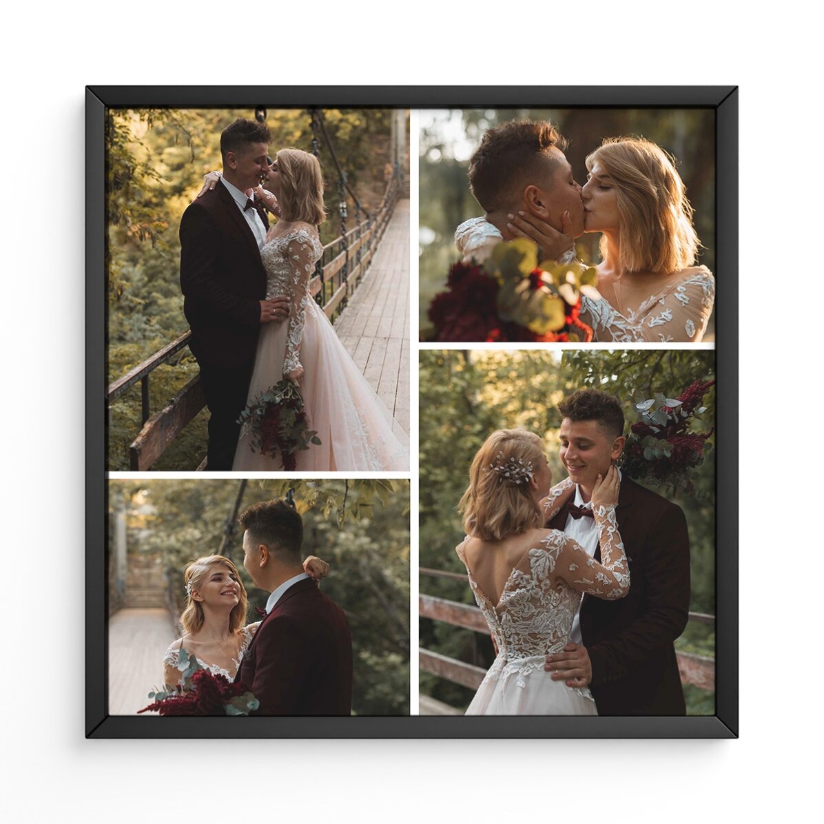 Tableau personnalisé avec 4 photos