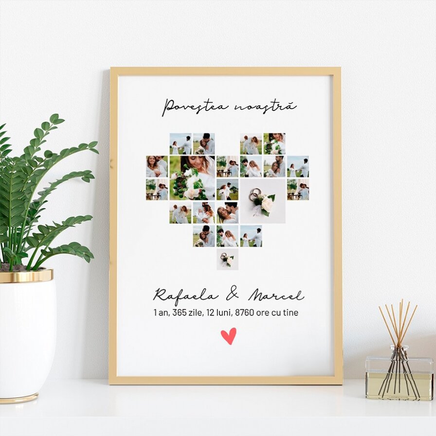 Tableaux personnalisés pour un anniversaire de relation