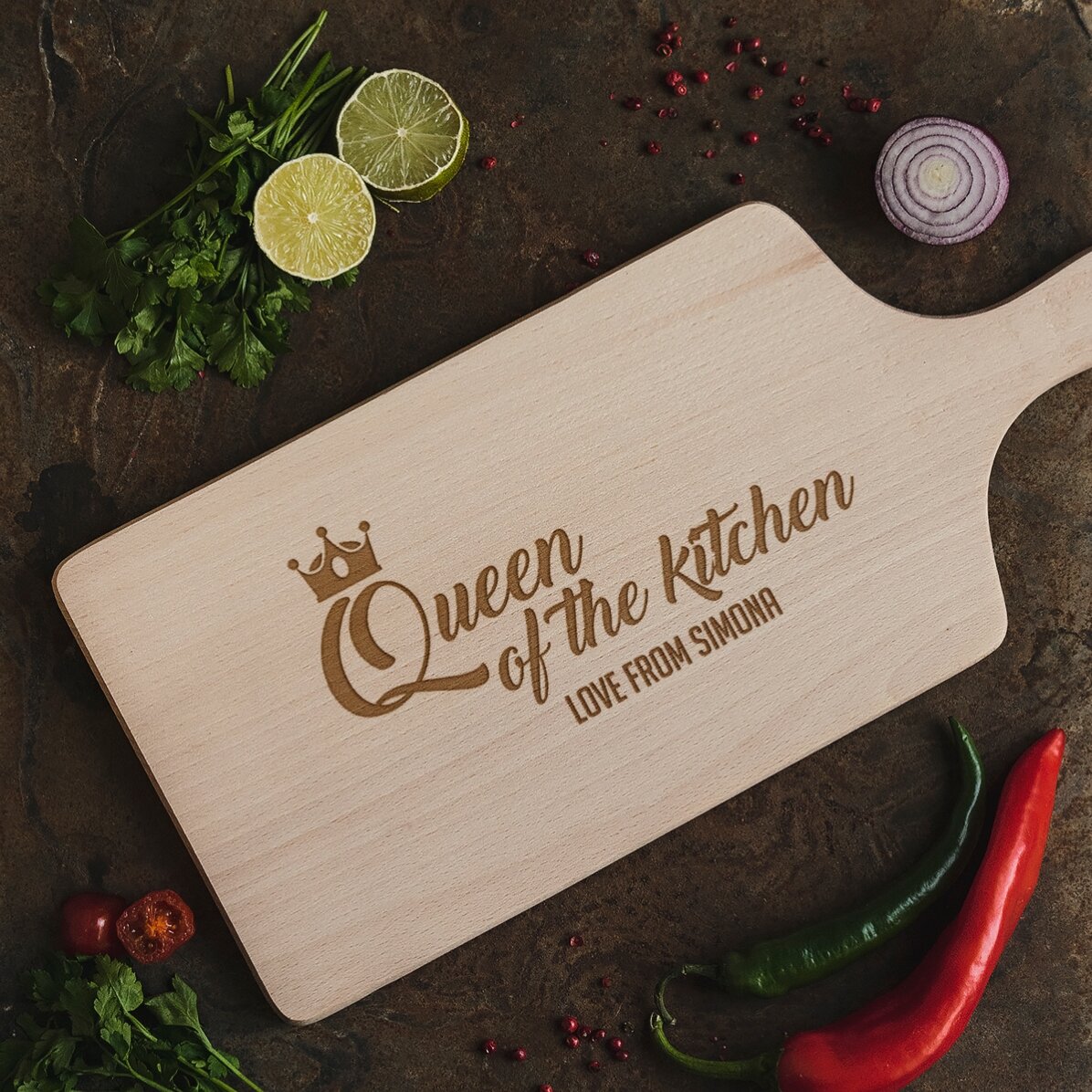 Planche à découper personnalisée - Queen Of The Kitchen