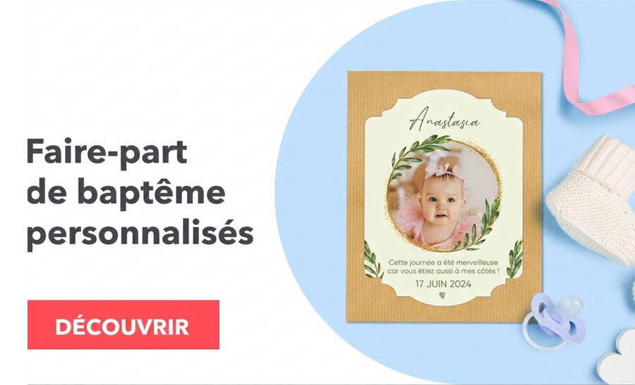 Témoignages personnalisés pour un baptême