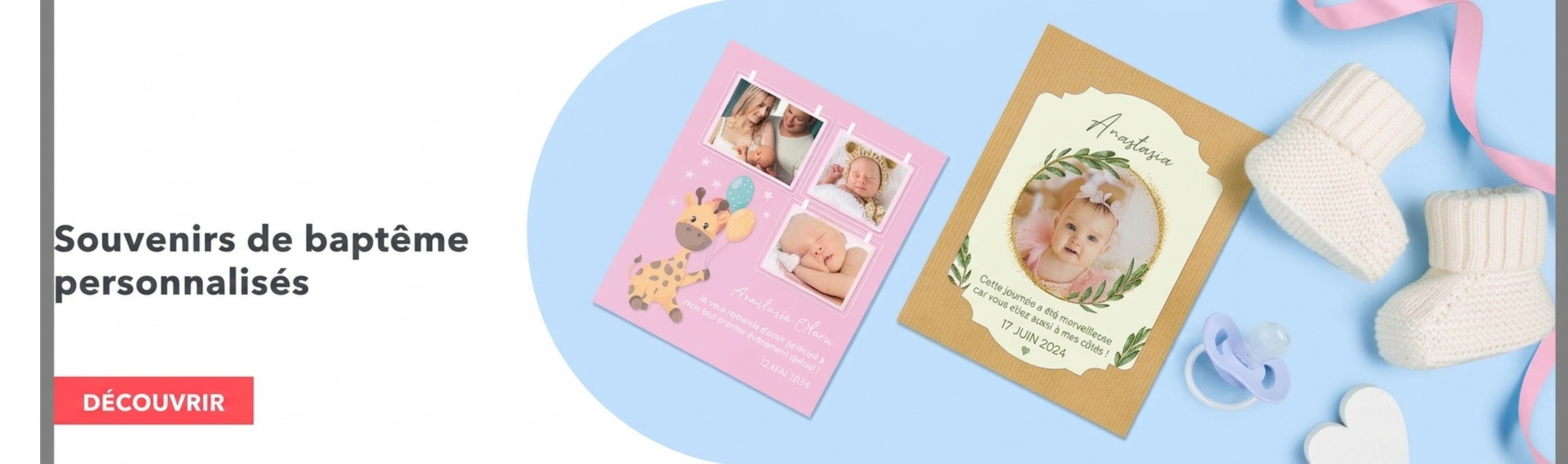 Témoignages personnalisés pour un baptême