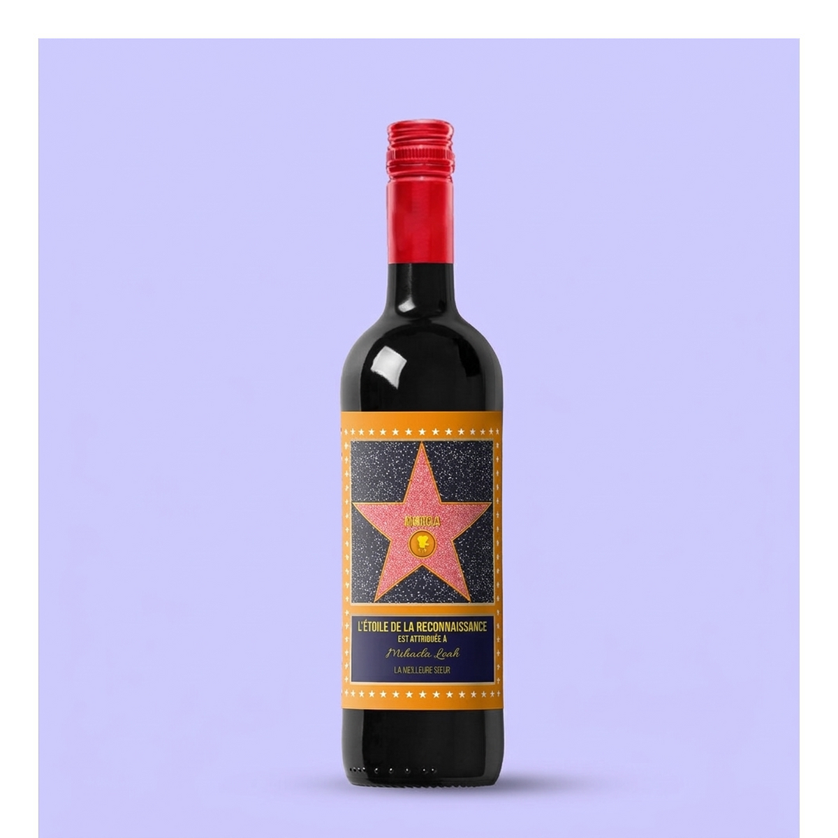 Vins personnalisés en guise de remerciement