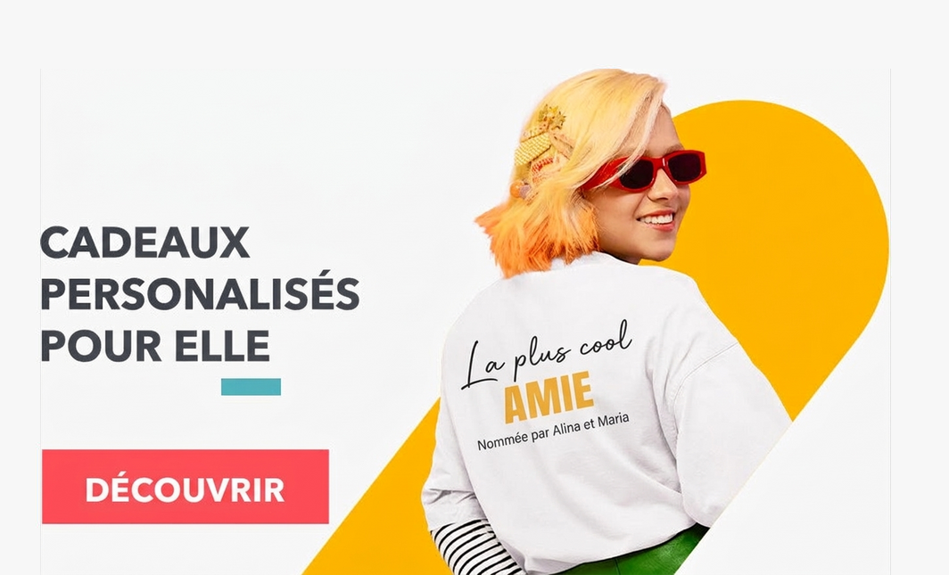 Cadeaux personnalisés pour elle