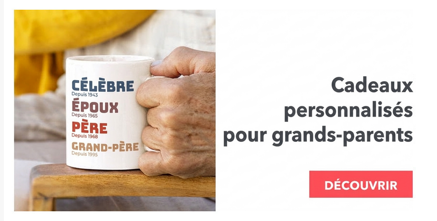 Cadeaux personnalisés pour les grands-parents
