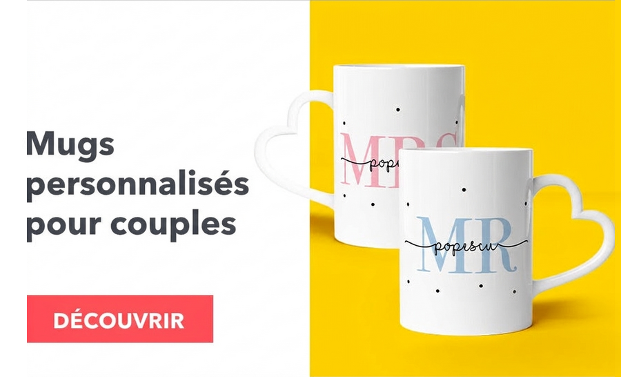 Tasses personnalisées pour l