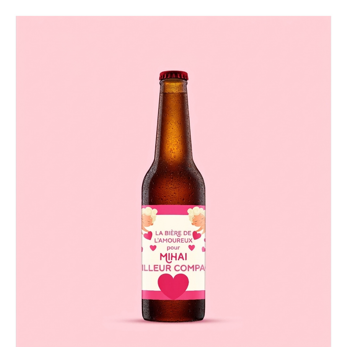 Bière personnalisée pour la Saint-Valentin