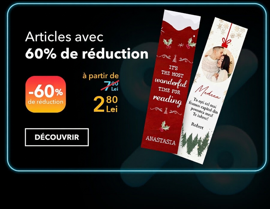 Cadeaux personnalisés à -60 % - Black Friday