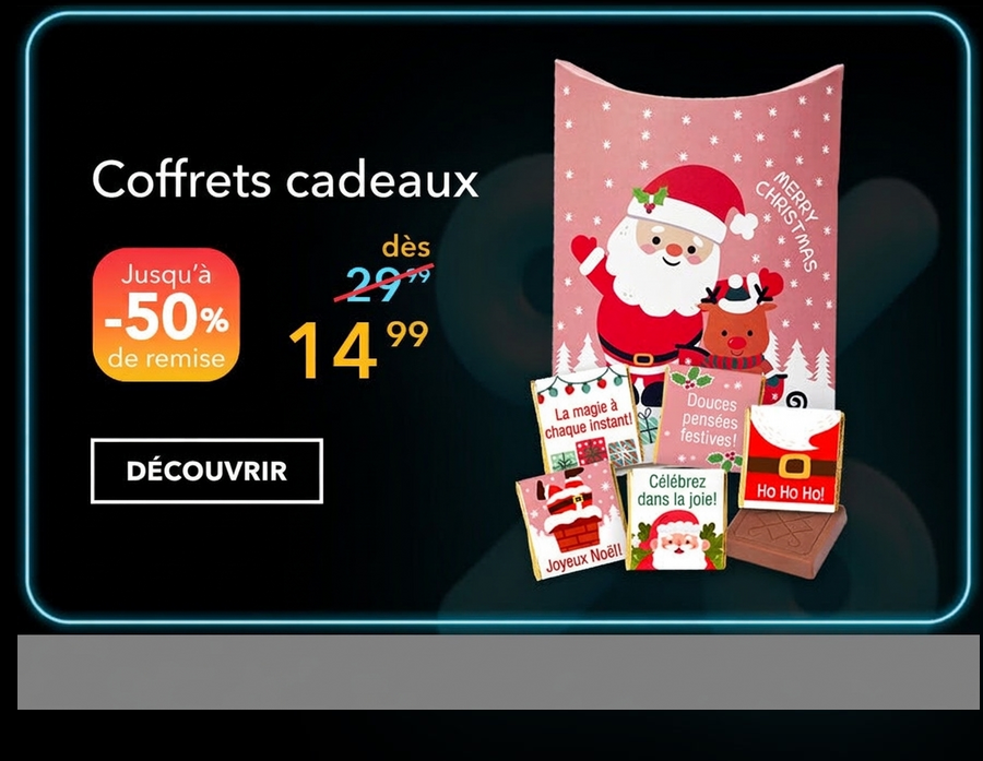 Black Week - Coffrets cadeaux avec jusqu