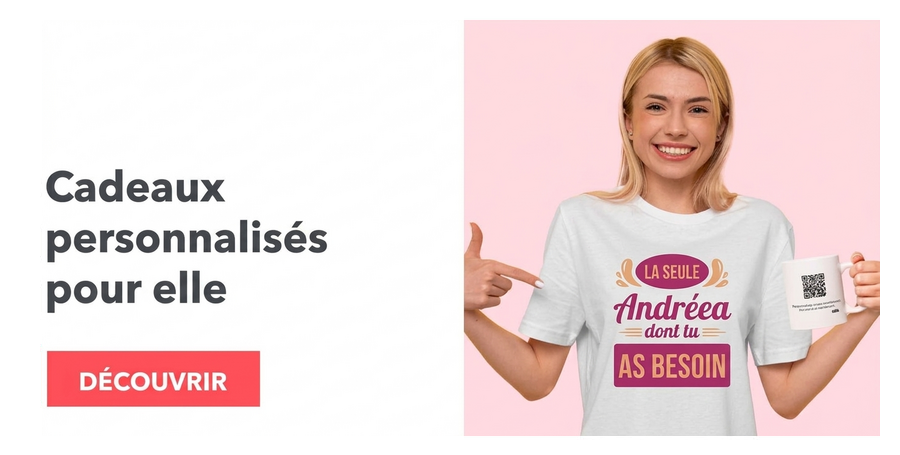 Cadeaux personnalisés pour elle