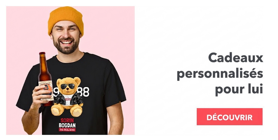 Cadeaux personnalisés pour lui