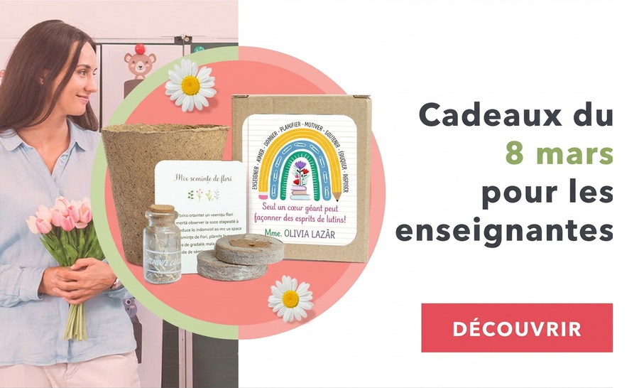 Cadeaux personnalisés pour les enseignantes à l