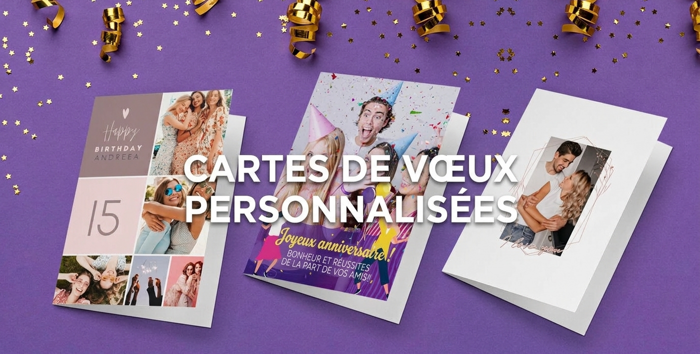 Félicitations et cartes personnalisées