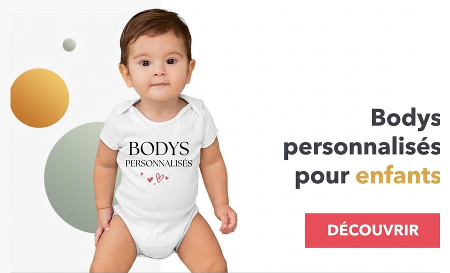 Body personnalisés pour enfants