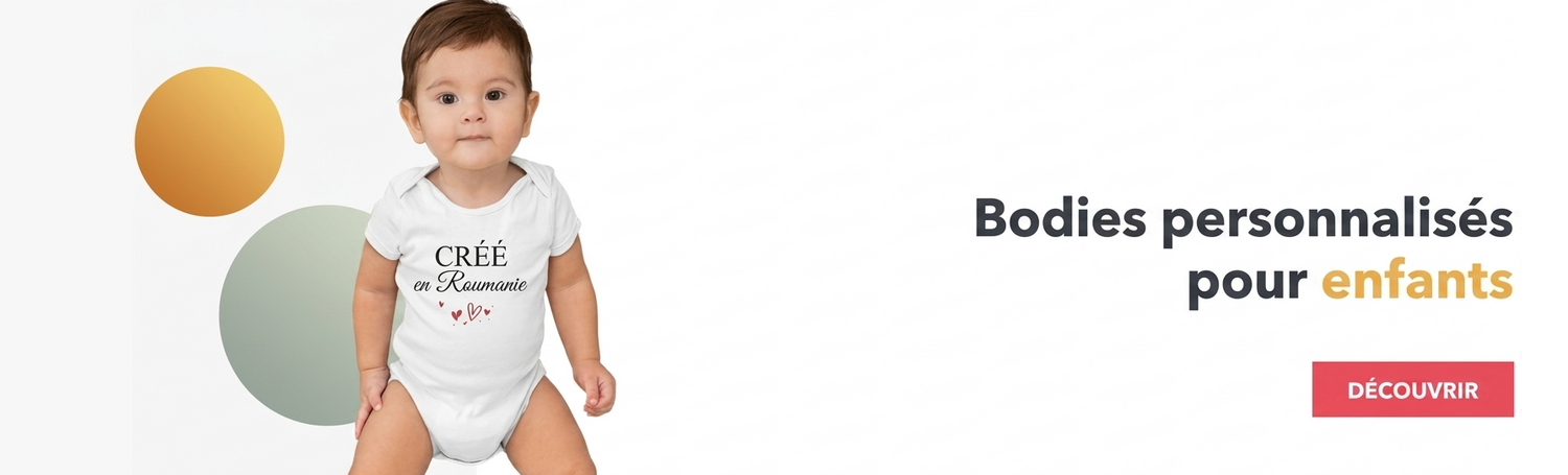 Body personnalisés pour enfants