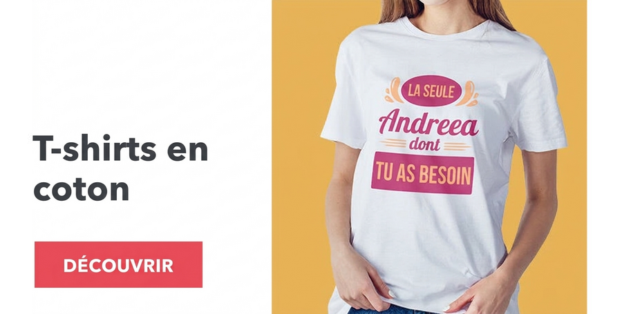 T-shirts en coton personnalisés