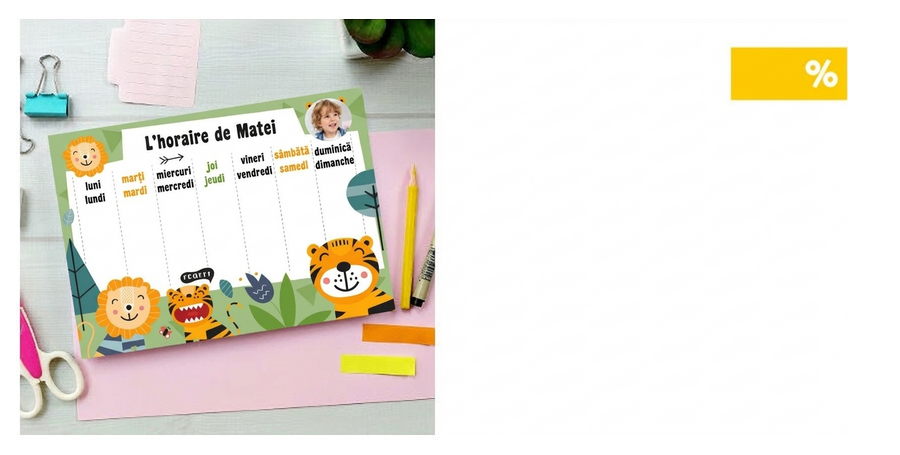 Horaires personnalisés