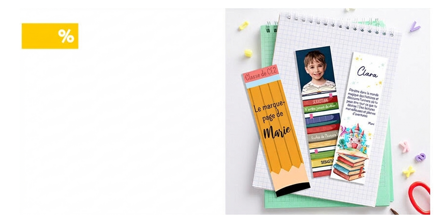 Marque-pages personnalisés pour l