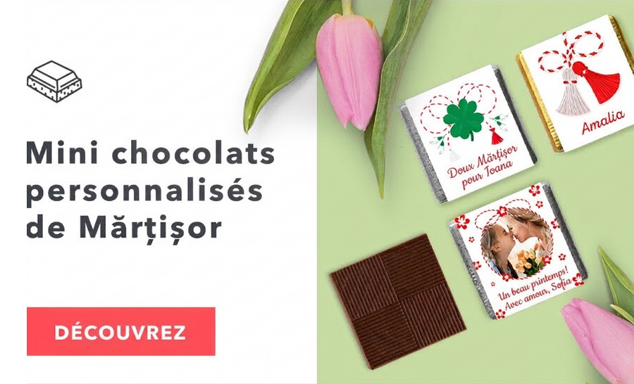 Mini-chocolats personnalisés