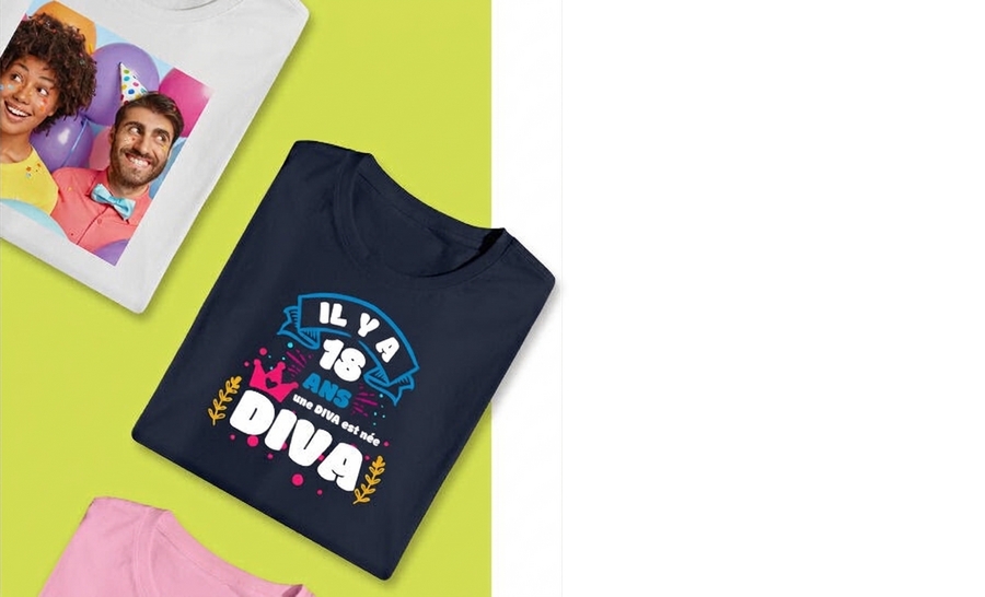 T-shirts personnalisés pour les anniversaires