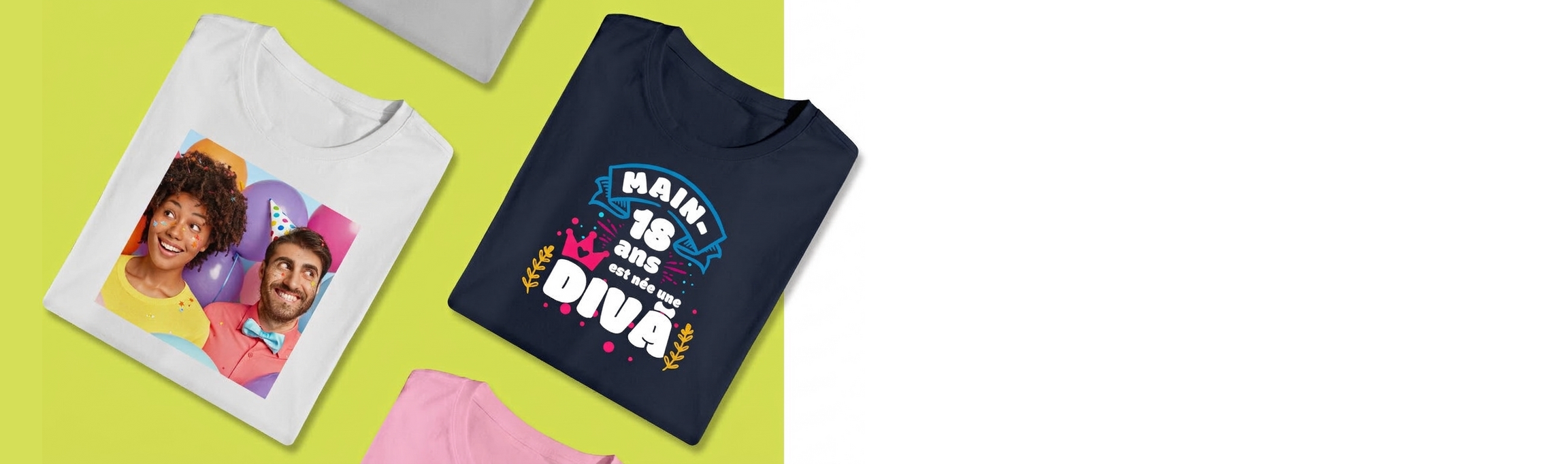 T-shirts personnalisés pour les anniversaires