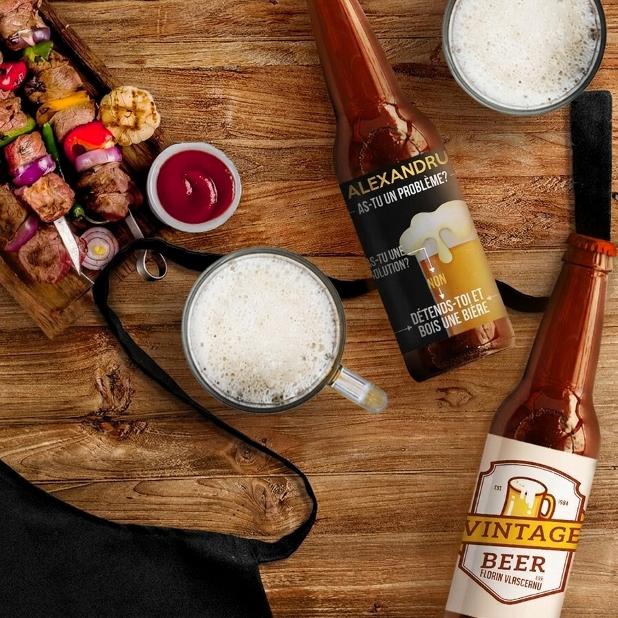Une bière personnalisée pour lui
