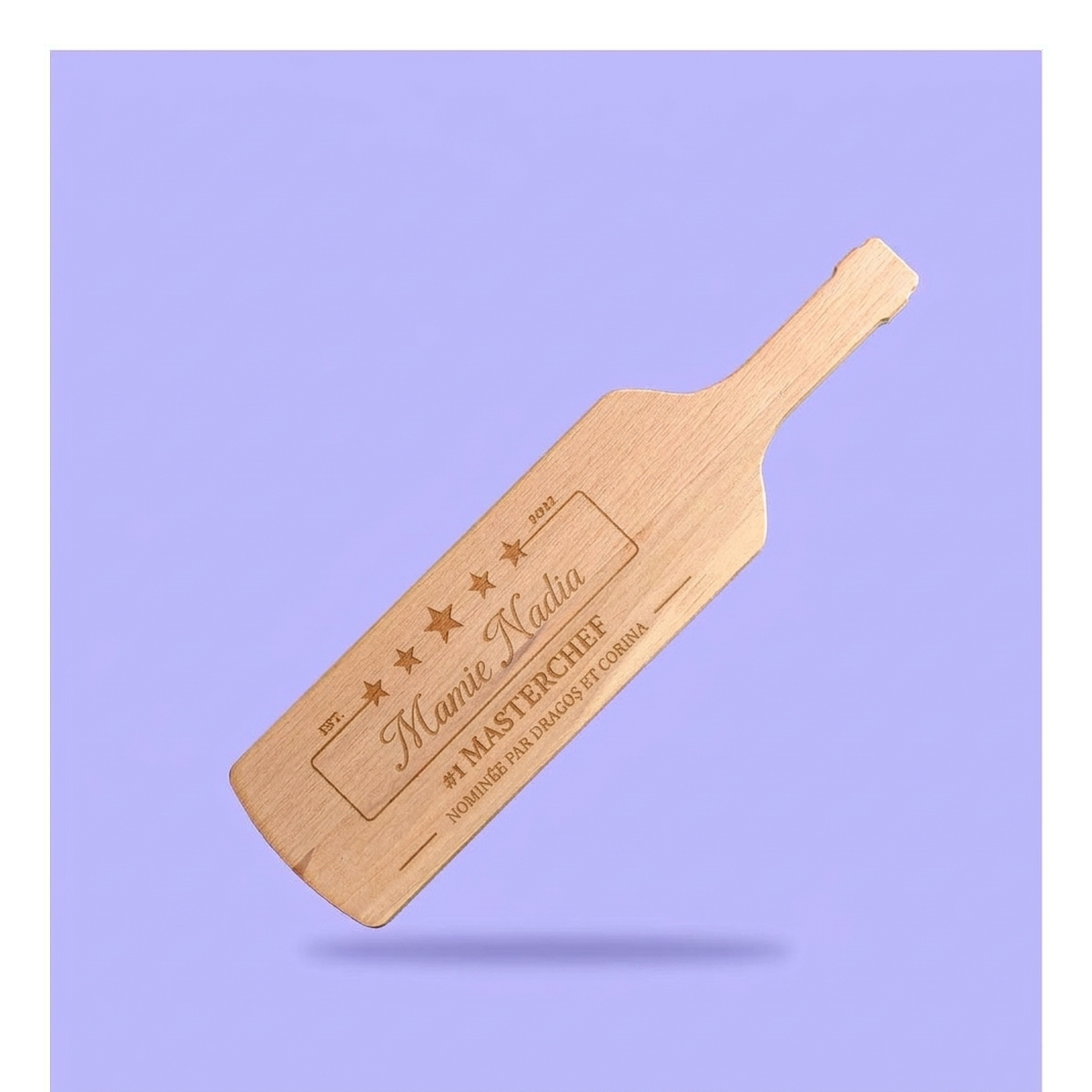 Planches à découper en forme de bouteille personnalisées