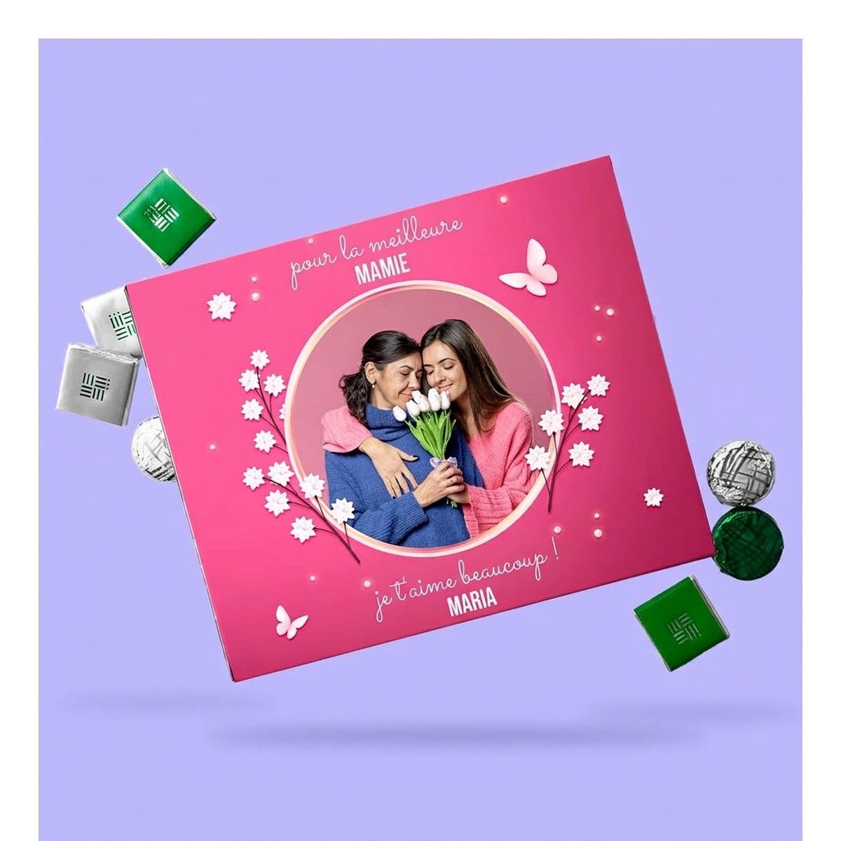 Boîtes de bonbons personnalisées