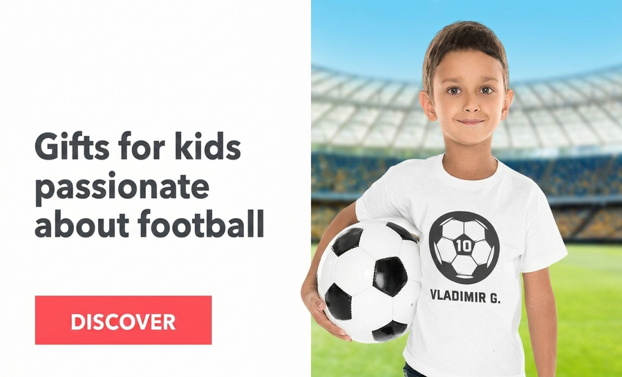 Collection de cadeaux pour les enfants passionnés de football
