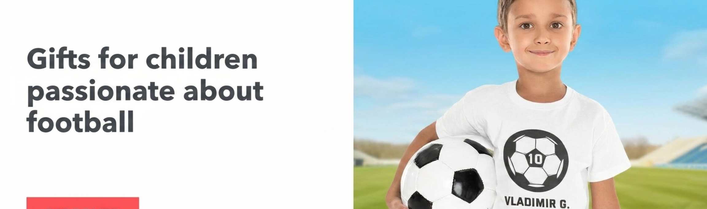 Collection de cadeaux pour les enfants passionnés de football