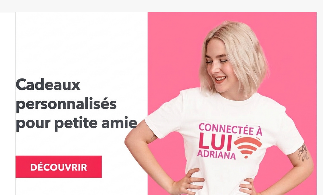 Cadeaux personnalisés pour sa petite amie
