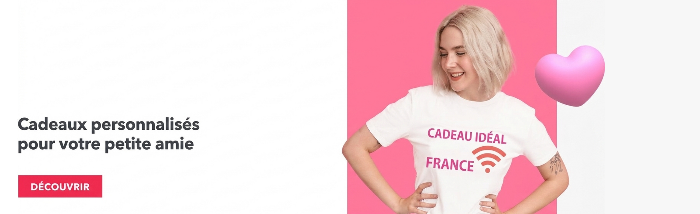 Cadeaux personnalisés pour sa petite amie