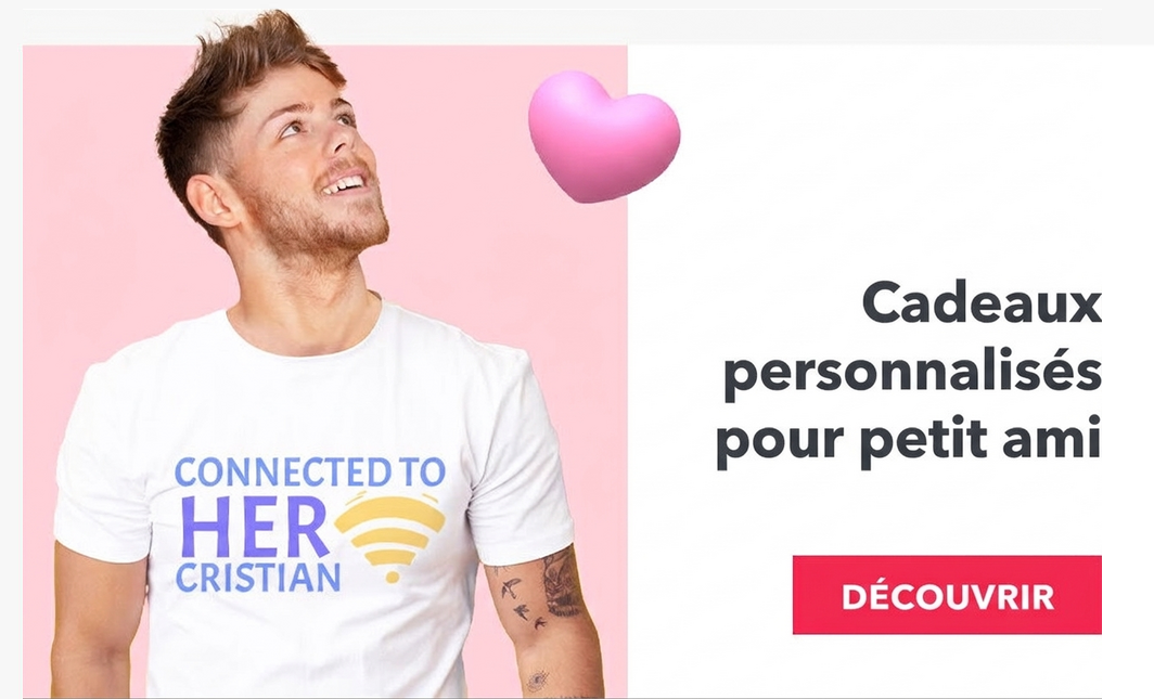 Cadeaux personnalisés pour son petit ami